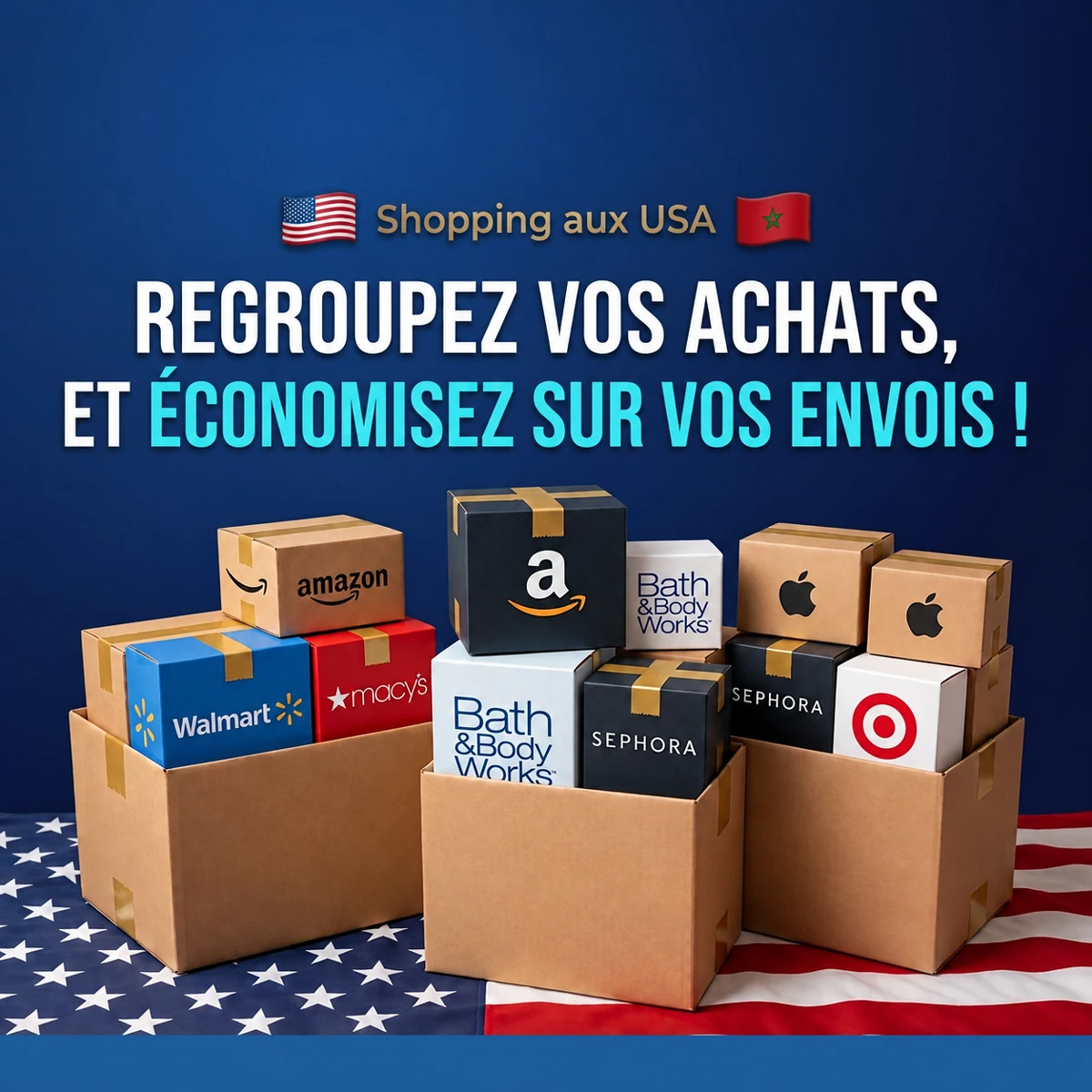 Shopping campaign — consolidate purchases and save on shipping